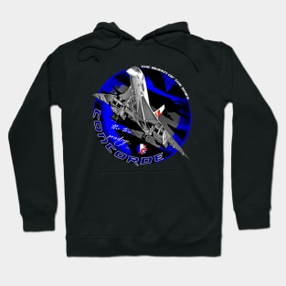 Concorde Iconic Supersonic Passenger Jet Hoodie